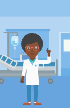 Doktor gösteren parmak.