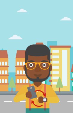 Smartwatch ve smartphone arasındaki eşitleme.