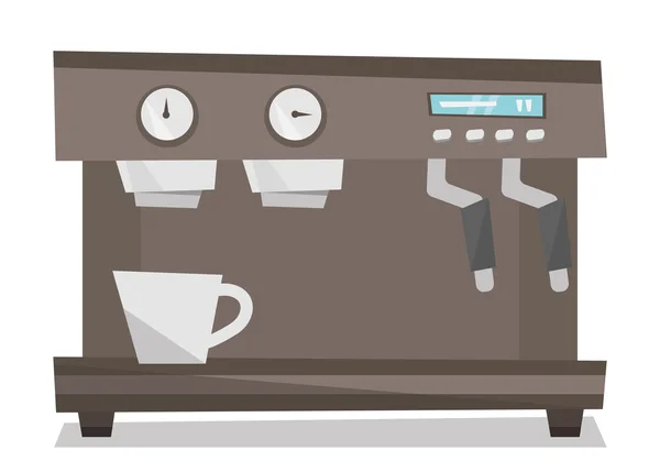 Máquina de café moderna ilustração vetorial . —  Vetores de Stock