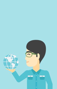 Dünya 'yı tutan iş adamı.