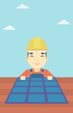 Güneş paneli ile Oluşturucu.