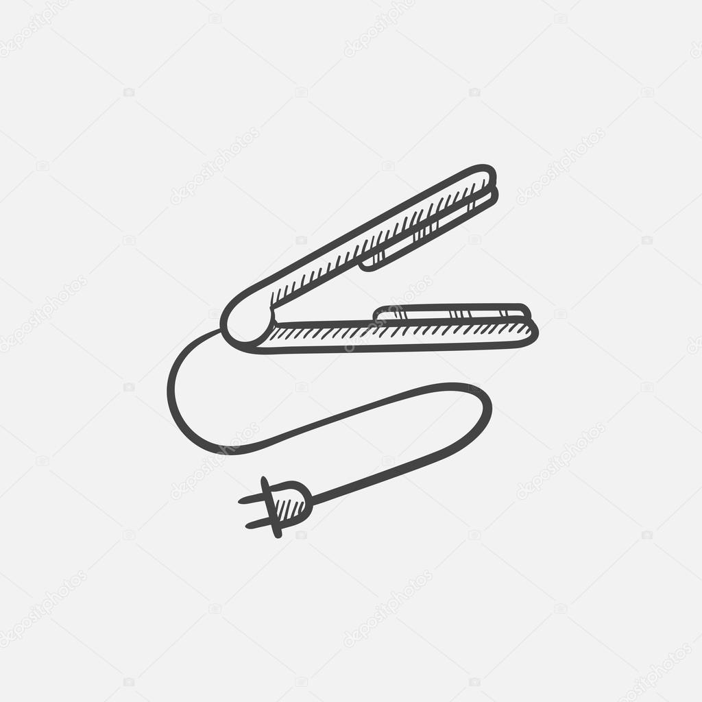 髪ストレートヘア アイロン アイコン イラスト Vector Art Stock Images Depositphotos