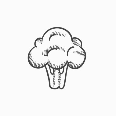 Brokoli kroki simgesi.