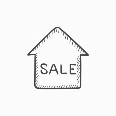 House Satış kroki simgesi için.
