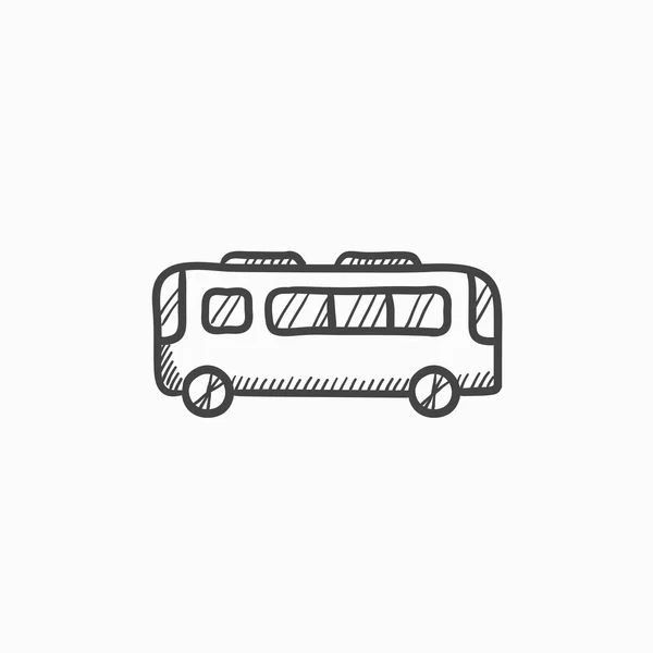 Bus sketch icon. — Stock Vector