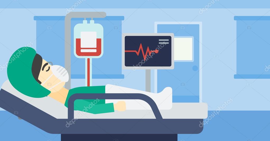 Patient lying in hospital bed with heart monitor. Stock Vector Image by ©VisualGeneration #119746932 Patient lying in hospital bed with heart monitor. Stock Vector Image by ©VisualGeneration #119746932