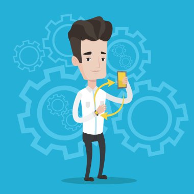 Smartwatch ve smartphone arasındaki eşitleme.