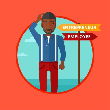 Şaşkın adam seçerek kariyer yolu.