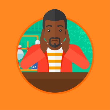 Laboratuar sınıfında çalışma öğrenci.