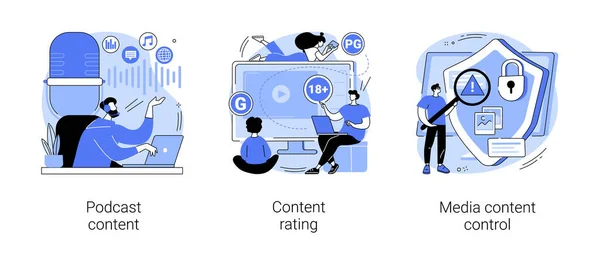 Marketing envolvente conceito abstrato ilustrações vetoriais. — Vetor de Stock