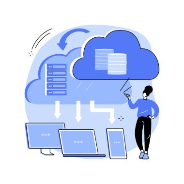 Kenar hesaplama soyut konsept vektör çizimi.