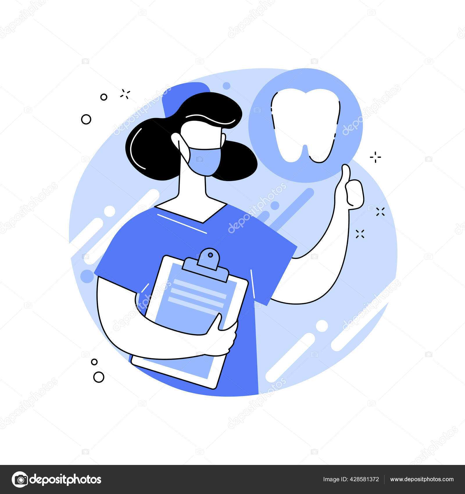 Private Dentistry Abstract Concept Vector Illustration Stock Vector C Visualgeneration