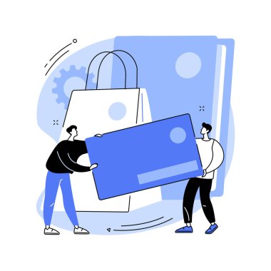 Marka kimlik soyut konsept vektör çizimi.