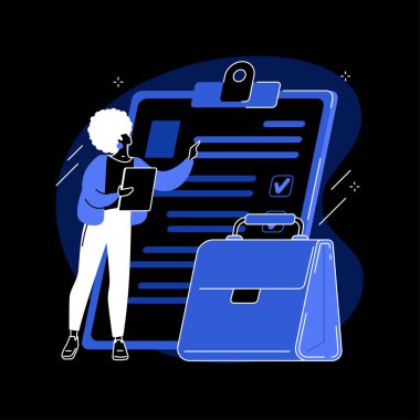 Kariyerler soyut konsept vektör çizimi.