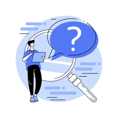 SSS soyut konsept vektör çizimi.