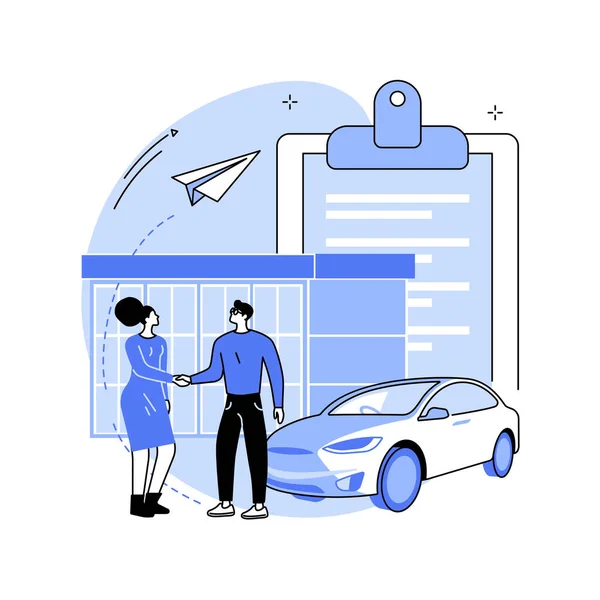 Dealership Abstract Concept Vector Illustratie Landen Landbouwstatistiek Landbouwstatistiek Landbouwstatistiek Landen — Stockvector