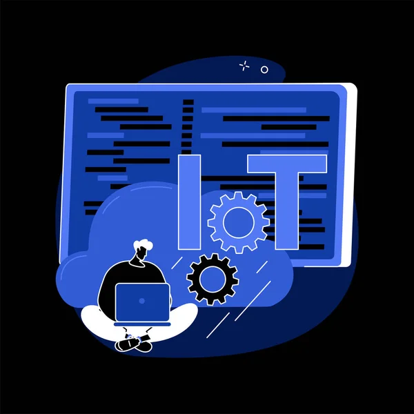 IoT-Entwicklung abstraktes Konzept Vektor Illustration. — Stockvektor