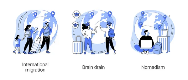 인간 자본 추상 개념 벡터 일러스트. — 스톡 벡터