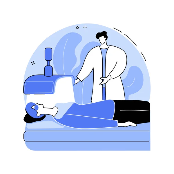 Lichttherapie abstraktes Konzept Vektor Illustration. — Stockvektor