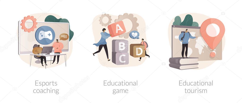 Learning opportunity abstract concept vector illustrations.