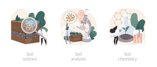 Estudo de recursos naturais resumo conceito vetor ilustrações. —  Vetores de Stock