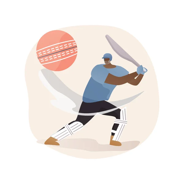 Cricket abstrakt begrepp vektor illustration. — Stock vektor