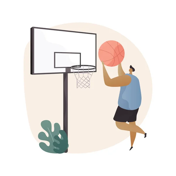 Basquete conceito abstrato vetor ilustração. — Vetor de Stock