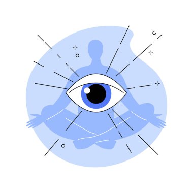 Yeni din kavramsal vektör çizimi.