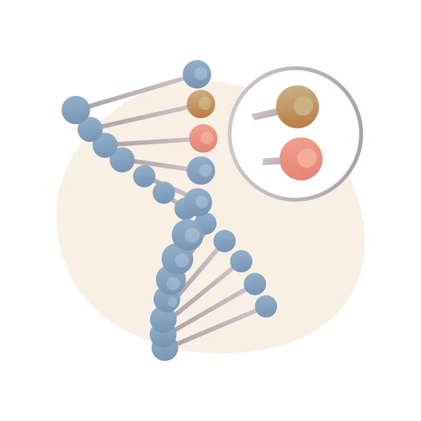 Genetiskt modifierad organism abstrakt begrepp vektor illustration. — Stock vektor