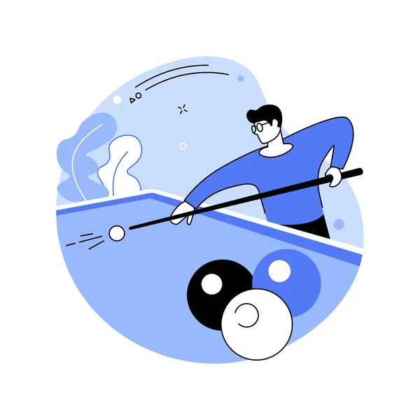 Illustration vectorielle de concept abstrait Snooker. — Image vectorielle