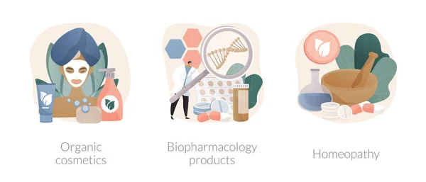 L'industria della bellezza concetto astratto illustrazioni vettoriali. — Vettoriale Stock