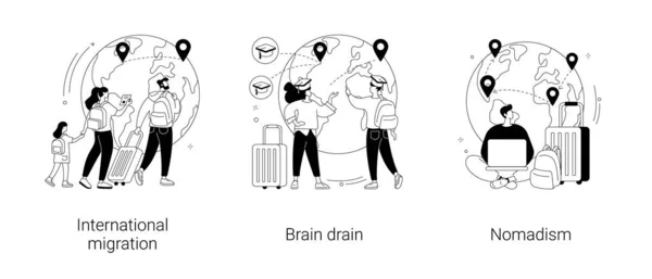 Humankapital abstraktes Konzept Vektor Illustrationen. — Stockvektor