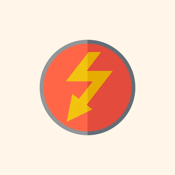 Electric Flat Icon — Stock Vector