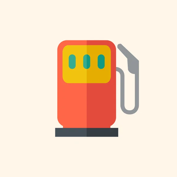 Icono plano de combustible — Archivo Imágenes Vectoriales