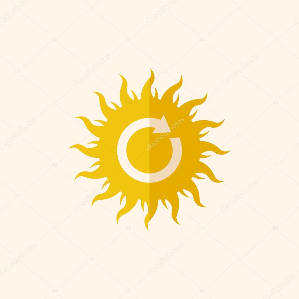 Solar Energy Flat Icon