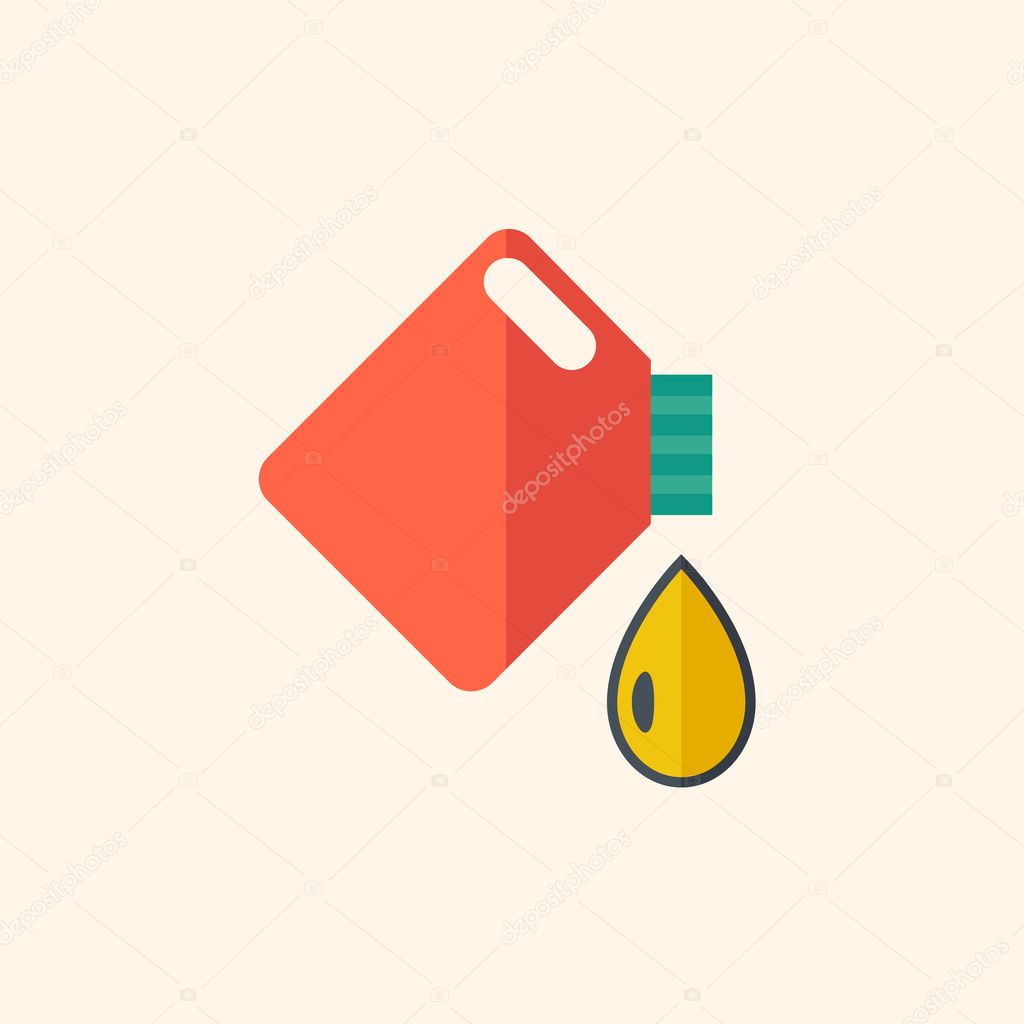 Oil Flat Icon