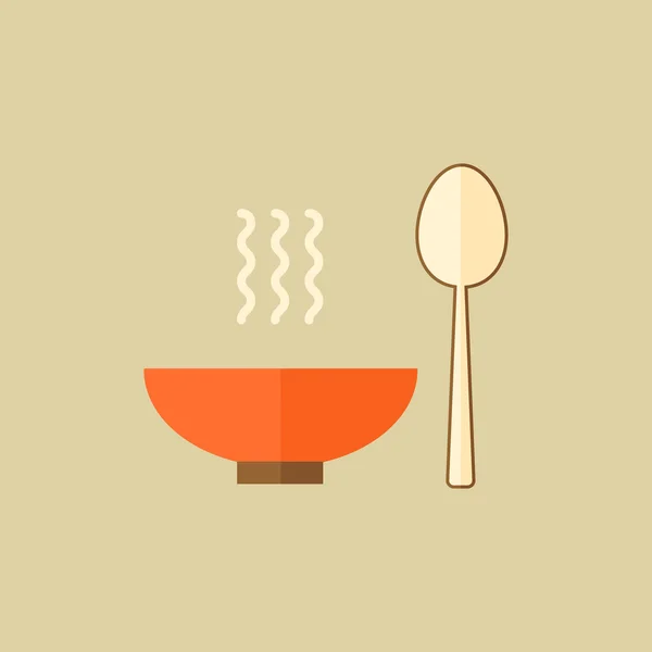 Kitchenware. Food Flat Icon — Stock Vector