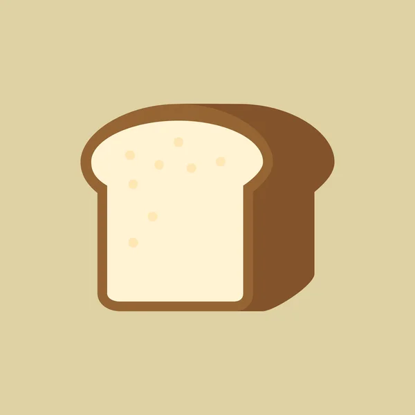 Bread. Food Flat Icon — Stock Vector