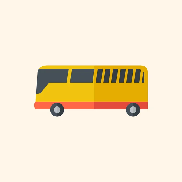 Bus Icono plano — Archivo Imágenes Vectoriales