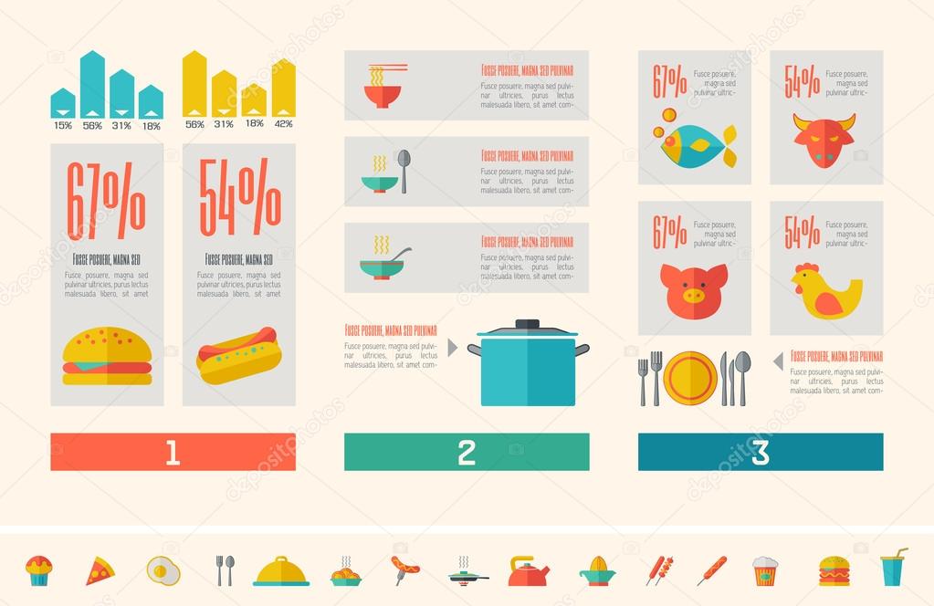Food Infographic Template.