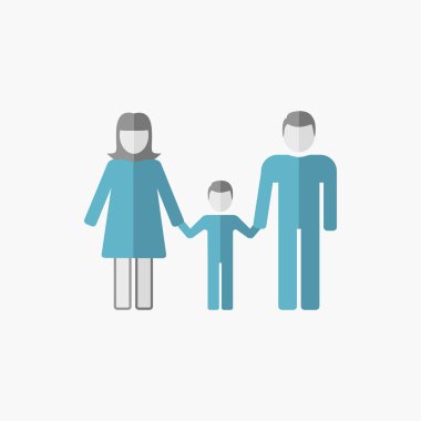 Annelik düz simgesi