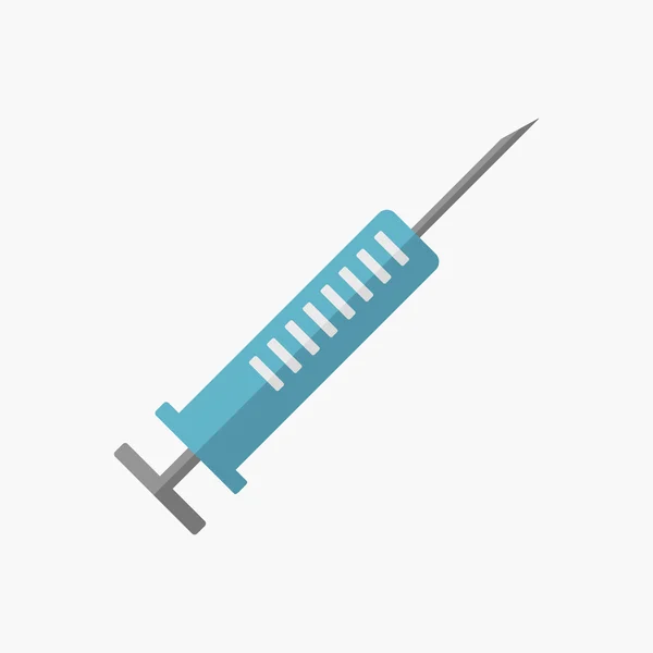 Injectie platte pictogram — Stockvector