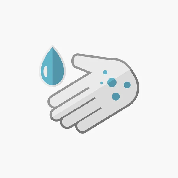 手洗平图标 — 图库矢量图片