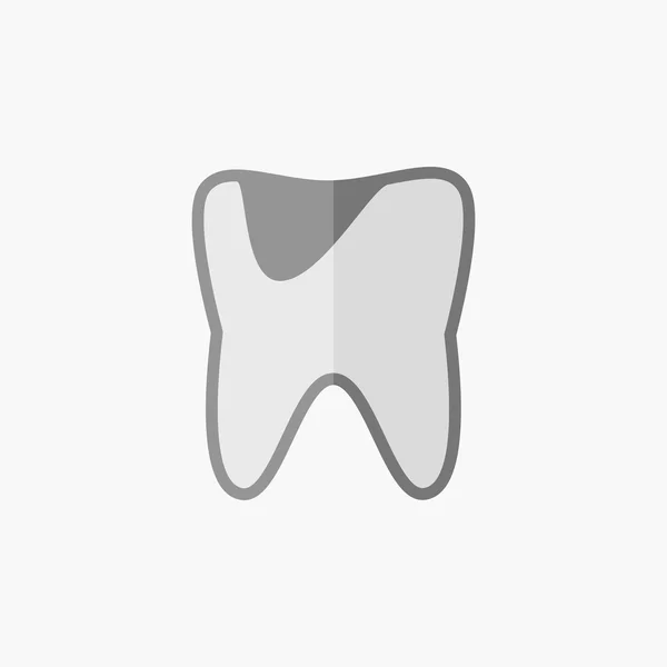 Dental Icono plano — Vector de stock