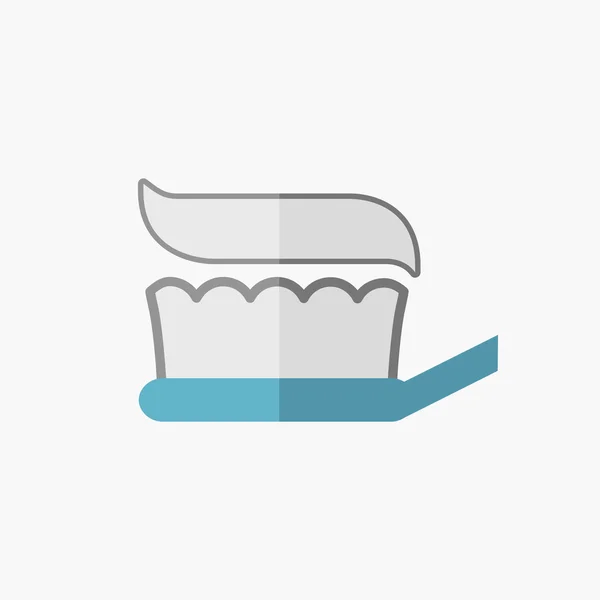 Dental Flat Icon — Stock Vector