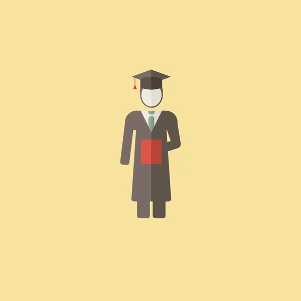 Icône de graduation — Image vectorielle