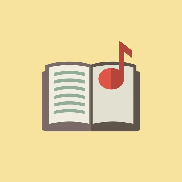 Music Book Icon — Stock Vector