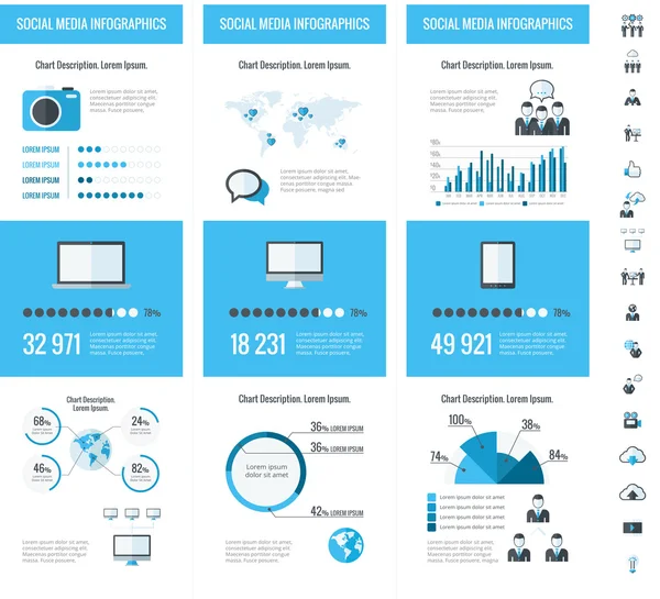 Elementy biznes infographic. — Wektor stockowy