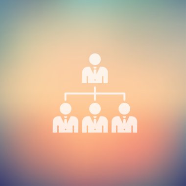 İş karşılaşma içinde düz stil ikonu