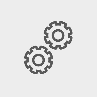 Gears'ı ince çizgi simgesi